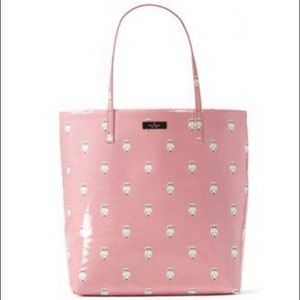 Kate Spade Bon Shopper Painterly Owl tote bag